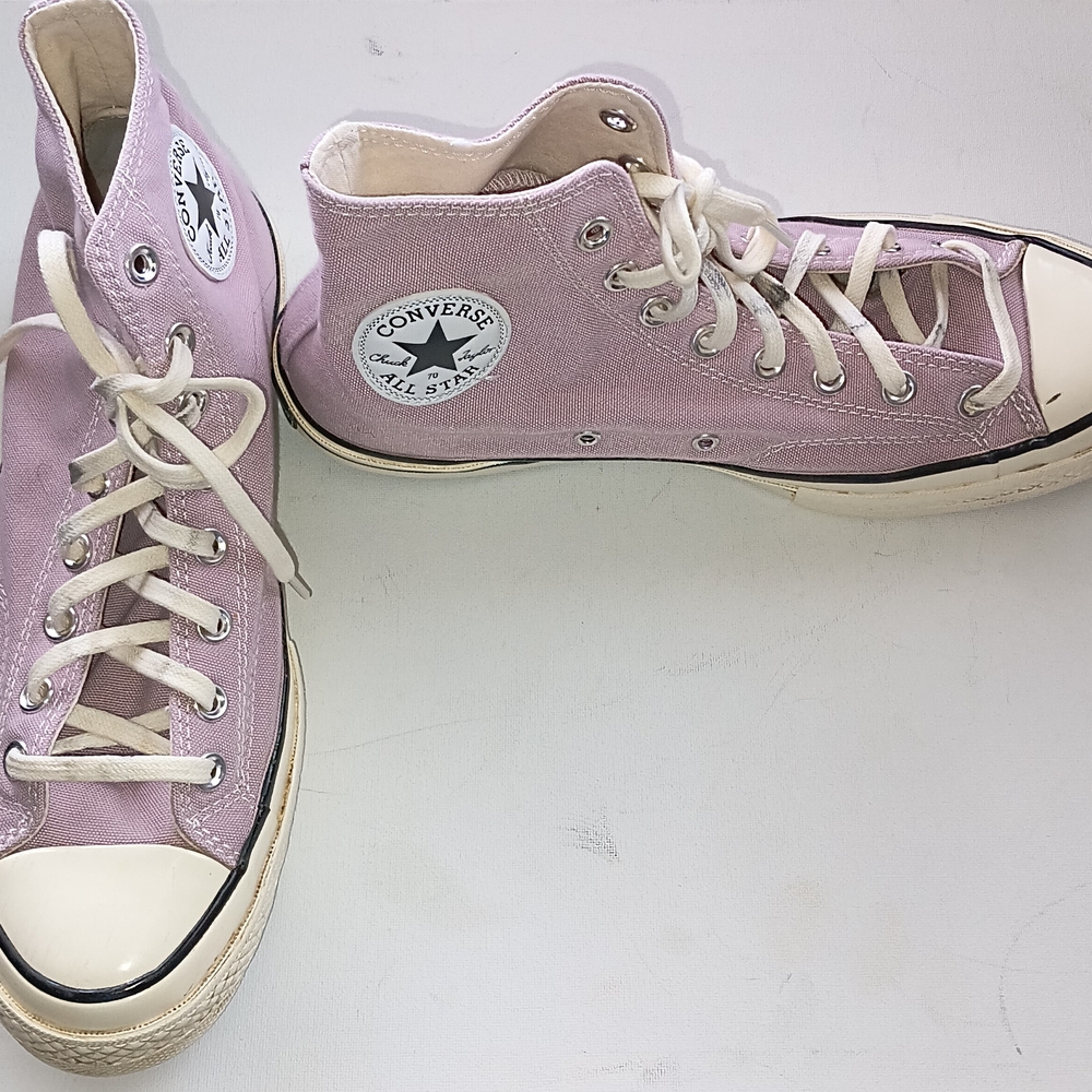 Converse Light Pink High-Top Sneakers - Picture 4 of 7